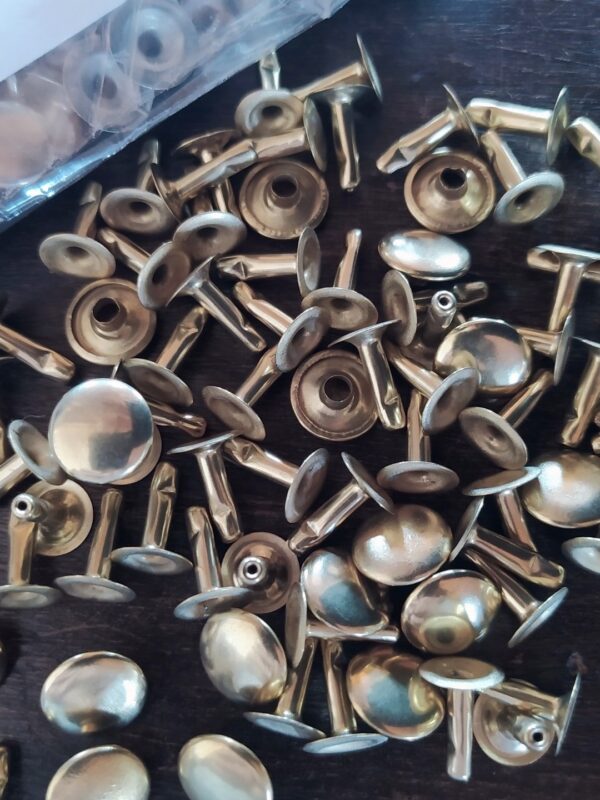 100 Remaches de Aluminio Plateados 11mm