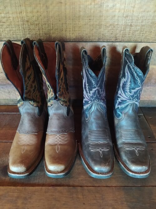 2 Pares de Botas Vaqueras Rio Grande Talla 24.5 para Mujer 2 Pares de Botas Vaqueras Rio Grande Talla 24.5 para Mujer