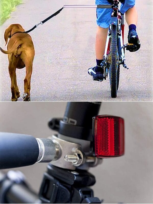 2 Tubos con Correa para Pasear Perros con Bicicleta New Urban (3) Tubo con Correa para Pasear Perros en Bici New Urban