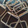 30 Hebillas de Aluminio Plateadas 5x4cm