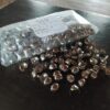 500 Estoperoles de Aluminio Plateados 10mm