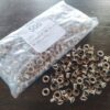 500 Ojillos de Aluminio Plateados 8mm