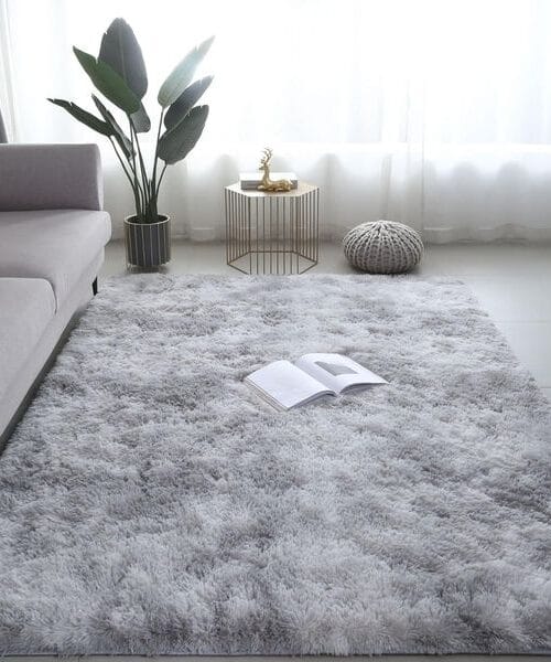 Alfombra de Felpa Ultra Suave Antideslizante de 120x160cm (1) Alfombra de Felpa Ultra Suave Antideslizante de 120x160cm