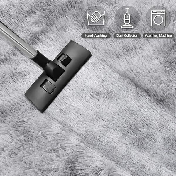 Alfombra de Felpa Ultra Suave Antideslizante de 120x160cm (2) Alfombra de Felpa Ultra Suave Antideslizante de 120x160cm