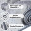 Alfombra de Felpa Ultra Suave Antideslizante de 120x160cm (5) Alfombra de Felpa Ultra Suave Antideslizante 120x160cm