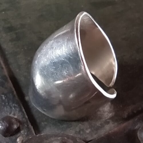 Anillo Ancho Liso de Plata .925 La Plata para Hombre o Mujer
