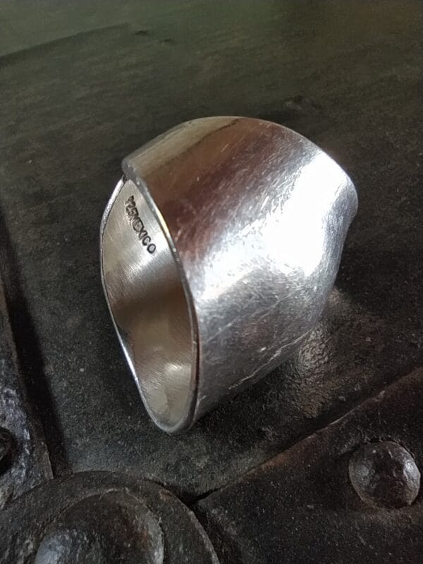 Anillo Ancho Liso de Plata .925 para Hombre o Mujer