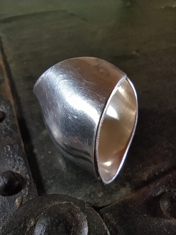 Anillo Ancho Liso de Plata .925 para Hombre o Mujer