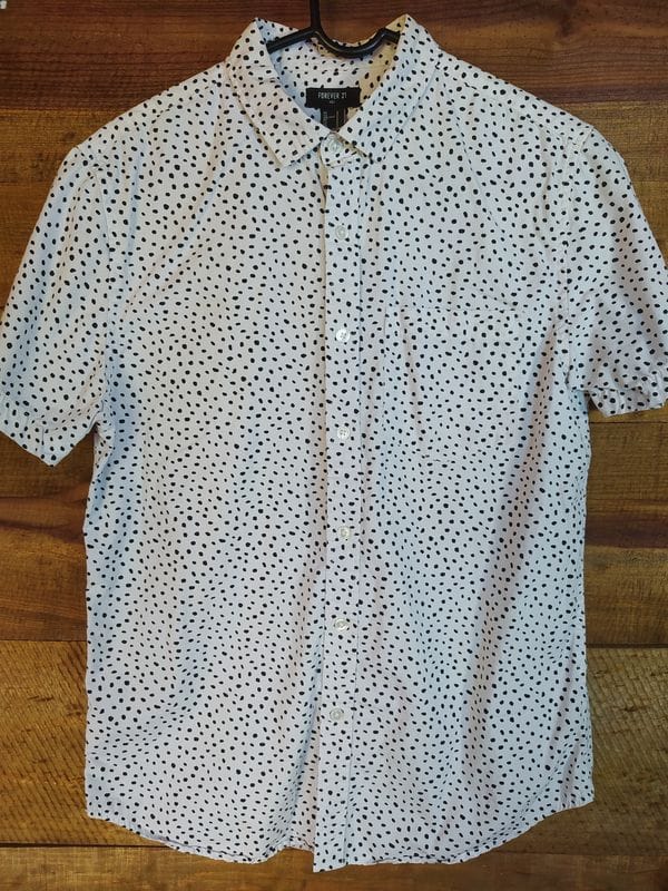 Camisa Casual Manga Corta Forever 21 Para Hombre