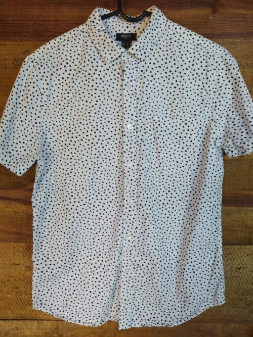 Camisa Casual de Manga Corta Forever 21 para Hombre (1) Camisa Casual de Manga Corta Forever 21 para Hombre