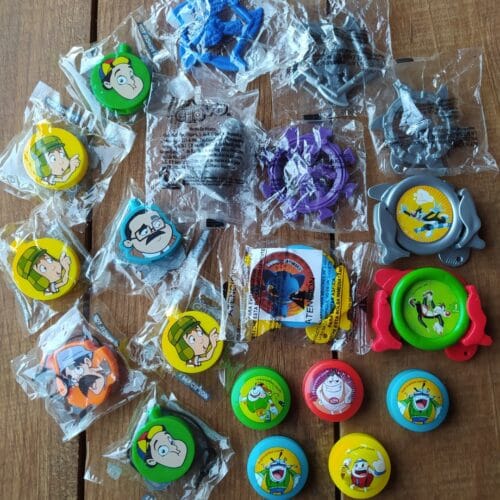 Colección de 20 Juguetes Retro de Vualá Sorpresa de Gamesa