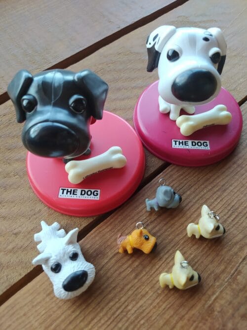 Colección de 7 Figuras Retro de The Dog Artlist Collection