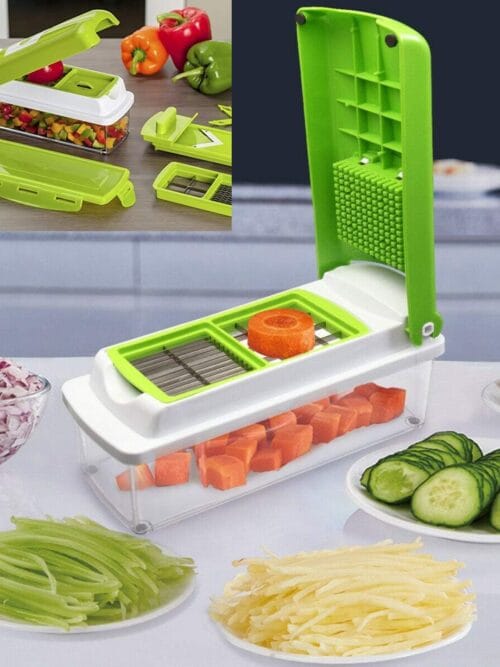 Cortador Multifuncional de Frutas y Verduras Kuche (1) Cortador Multifuncional de Frutas y Verduras Kuche