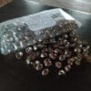 Paquete de 500 Estoperoles de Aluminio Plateado/Níquel 10mm