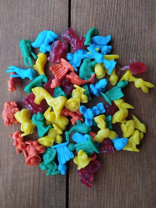 Paquete de 53 Figuras Monocromáticas de Animales
