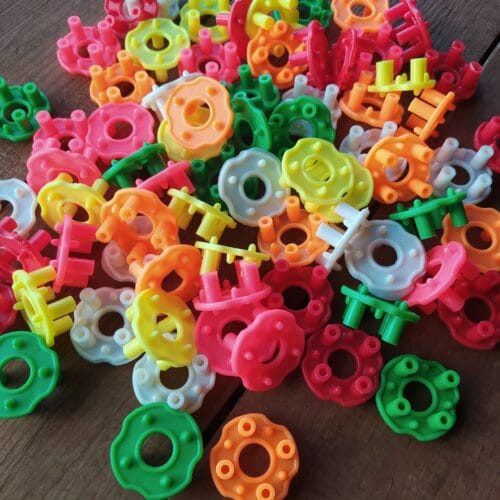 Paquete de 72 Bloques de Construcción para Niños