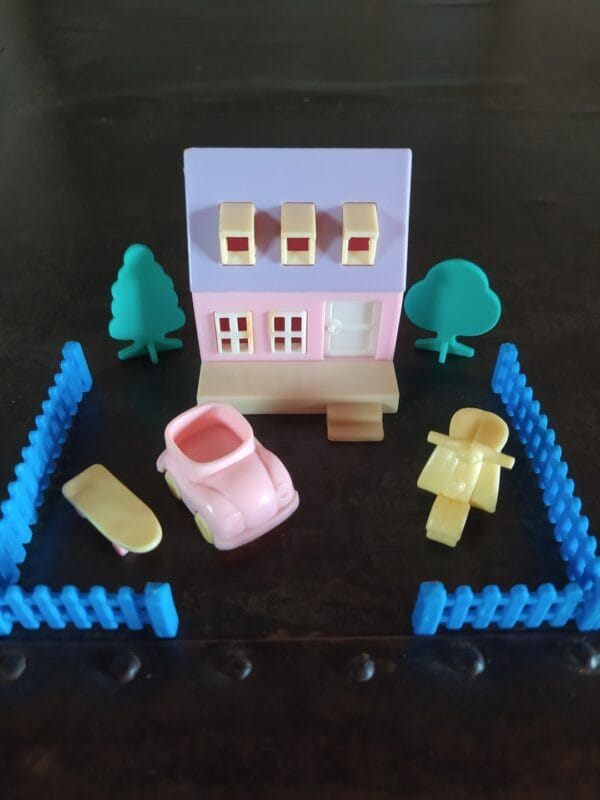 Set de Casa de Juguete con Accesorios Miniatura Vintage