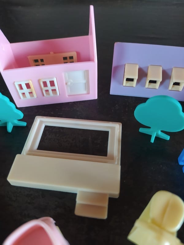 Set de Casa de Juguete con Accesorios Miniatura Vintage