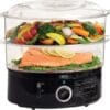 Vaporera de Alimentos Bella Eléctrica 2 Niveles Apilables