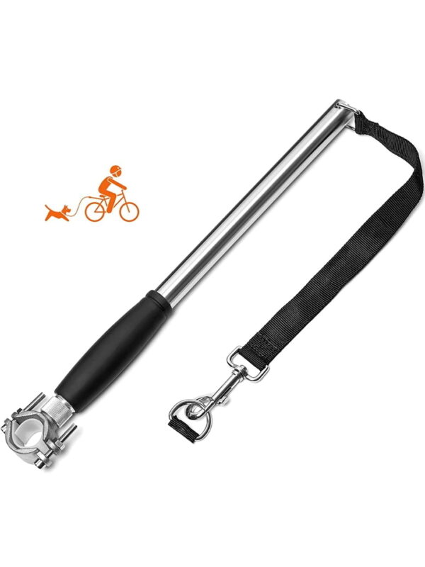 bambimo – 1 2 Tubos con Correa para Pasear Perros con Bicicleta New Urban