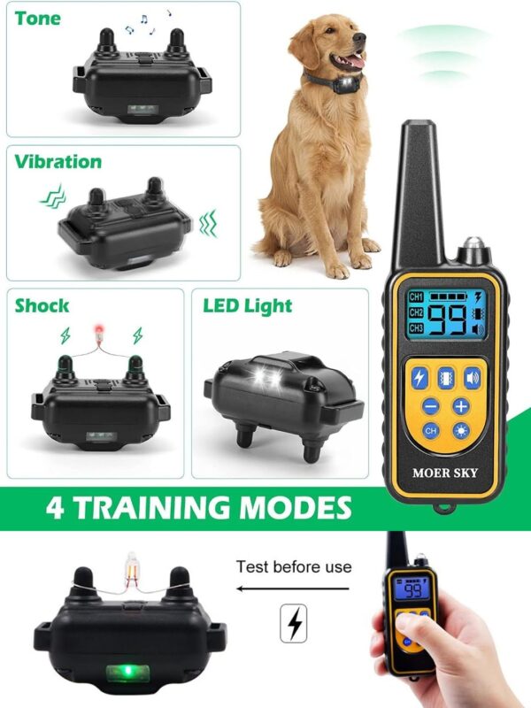 bambimo – 10 Collar Antiladridos Recargable y a Prueba de Agua