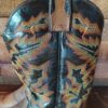 Botas Vaqueras Rio Grande Naranja Talla 24.5 para Mujer
