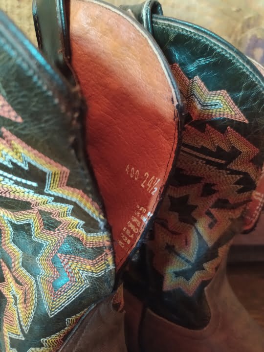 caballodomestico – 35 Botas Vaqueras Rio Grande Naranja Talla 24.5 para Mujer