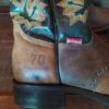 Botas Vaqueras Rio Grande Naranja Talla 24.5 para Mujer