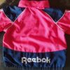 Chamarra con Gorro Reebok Bebé 12M - atrás