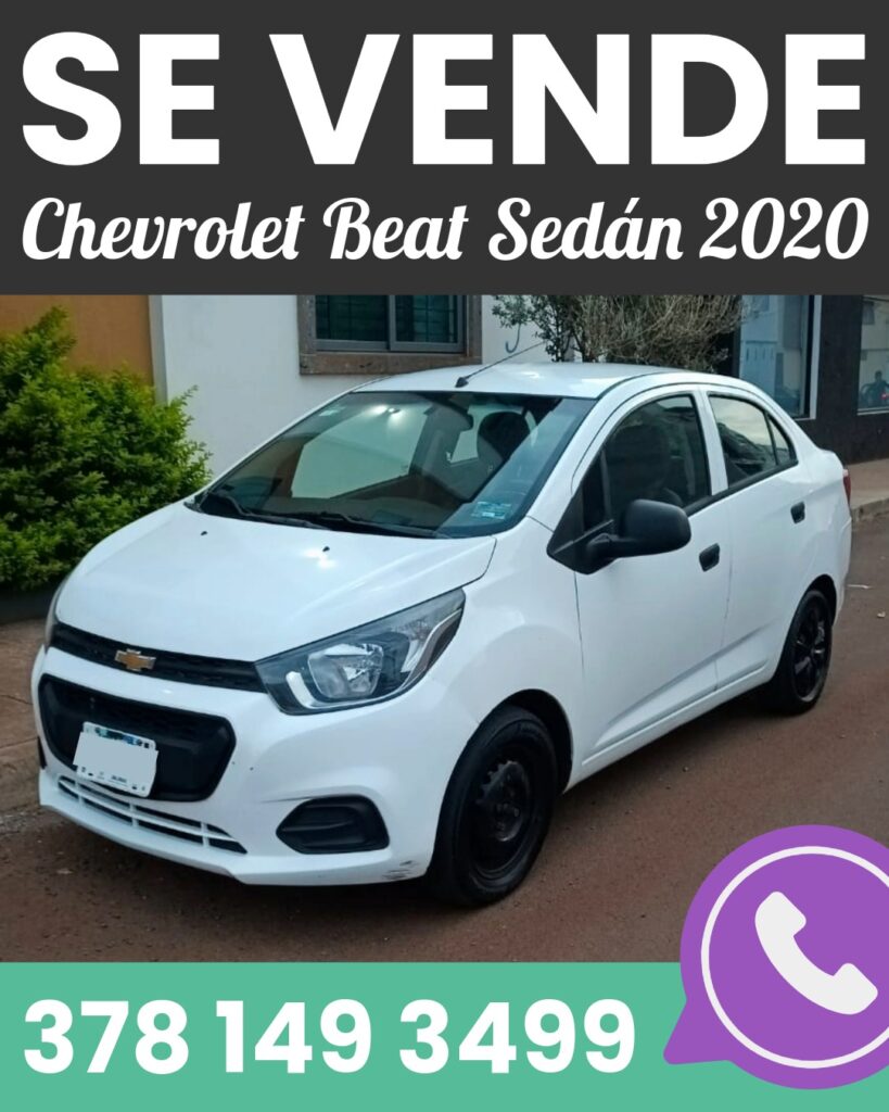 Chevrolet Beat Sedán LT 2020 Manual 1.2L 4 Cilindros - número de teléfono
