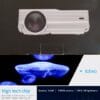 fiolleta – 32 Mini Proyector Portátil Multimedia Iolieo Full HD 1080P
