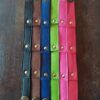 Pulsera Artesanal de Cuero Sintético Unitalla Unisex