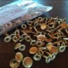 Paquete de 100 Remaches Plateados para Tela o Cuero
