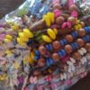 Par de Pulseras de Cuentas de Madera Unitalla Unisex