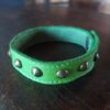 Pulsera Artesanal de Cuero Sintético Unitalla Unisex