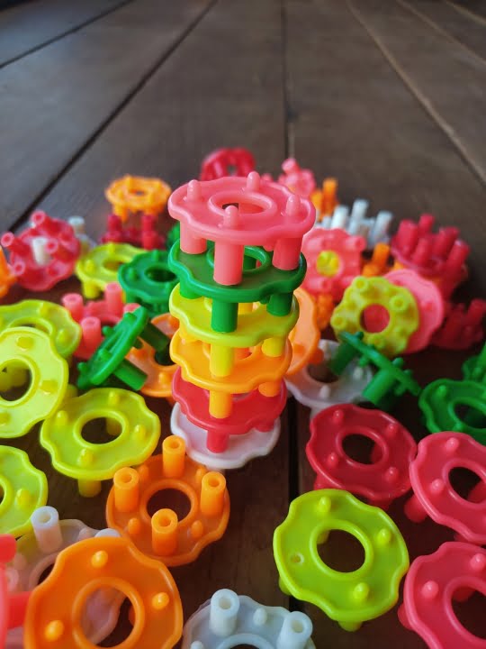 marlevick – 15 Paquete de 72 Bloques de Construcción para Niños