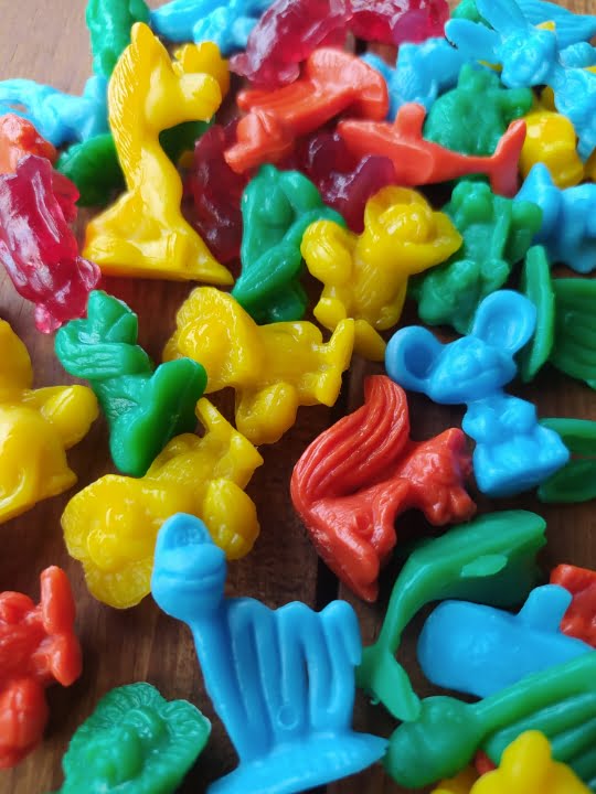 marlevick – 42 Paquete de 53 Figuras Monocromáticas de Animales
