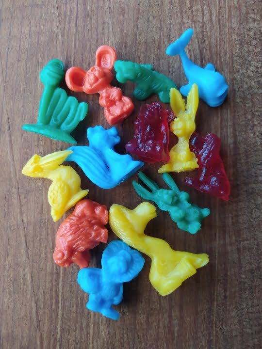 marlevick – 43 Paquete de 53 Figuras Monocromáticas de Animales