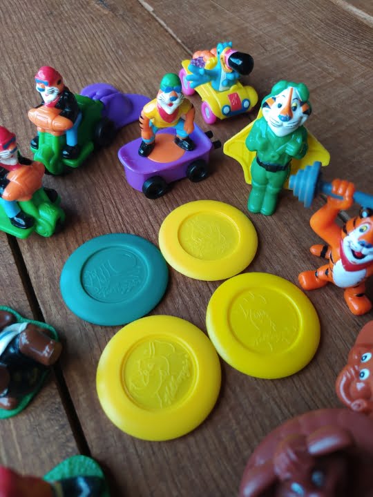 marlevick – 48 Colección de 22 Juguetes Vintage de Cereales Kellogg's