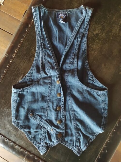 Chaleco de Mezclilla Blue Asphalt para Mujer