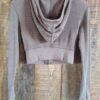 Sudadera de Top Corto con Gorro Derek Heart para Mujer