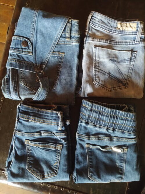 Paquete de 4 Jeans de Mezclilla Talla 3 para Mujer