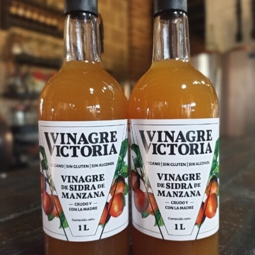 Vinagre De Sidra De Manzana Artesanal Con La Madre (2 Litros)