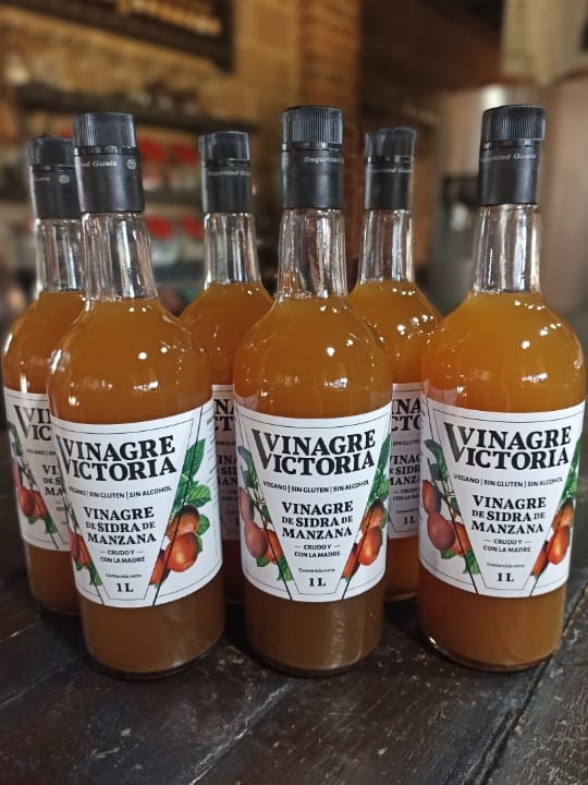 vinagrevictoria-4 Vinagre De Sidra De Manzana Artesanal Con La Madre (6 Litros)