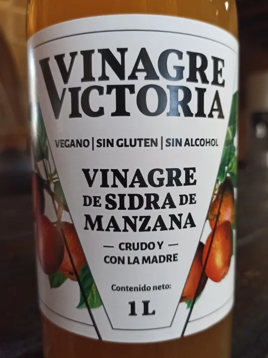 vinagrevictoria-6 Vinagre De Sidra De Manzana Artesanal Con La Madre (2 Litros)